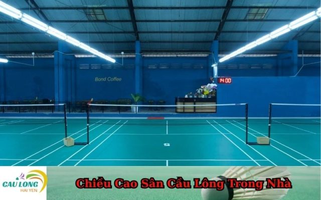 Chiều Cao Sân Cầu Lông Trong Nhà