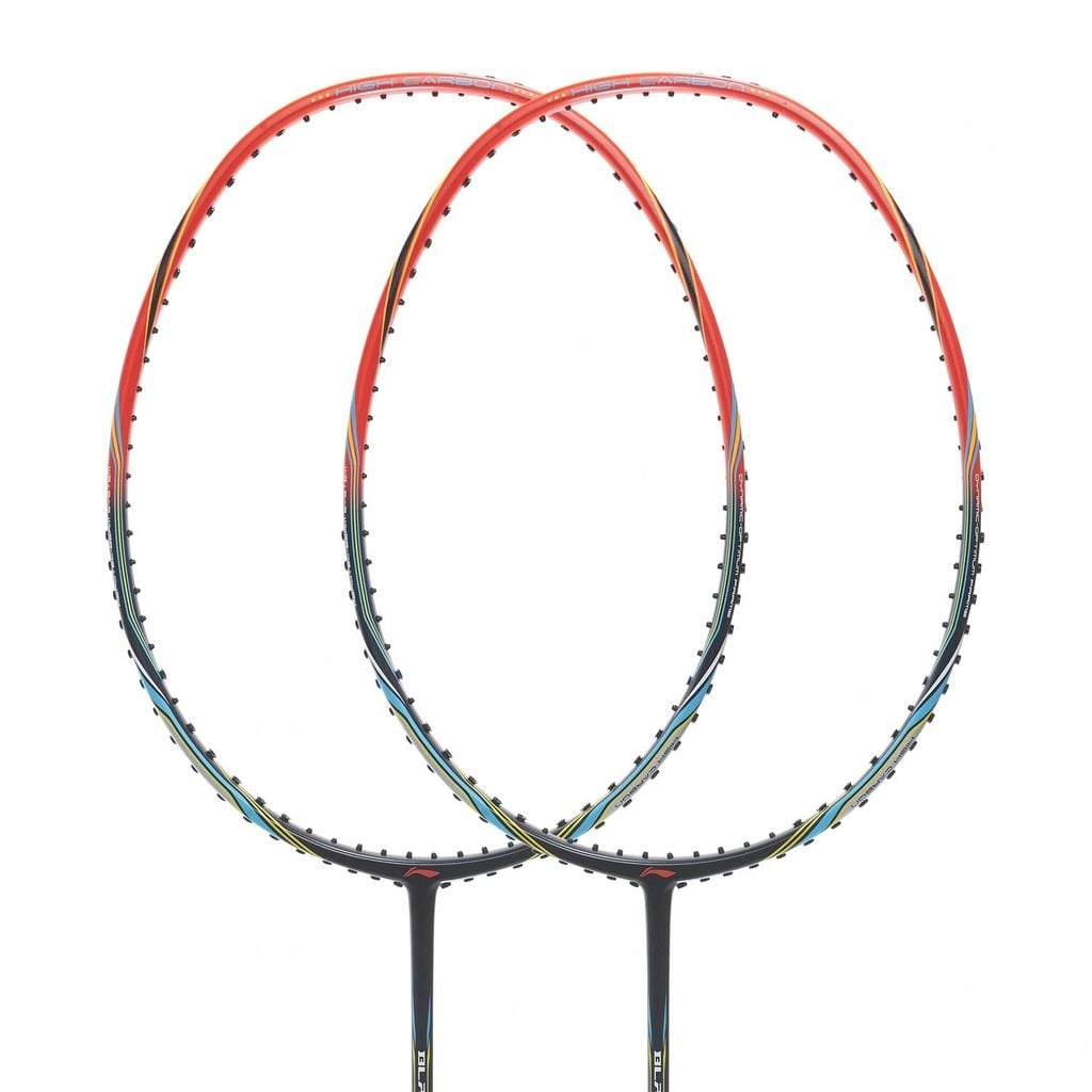 Chi tiết khung vợt Li-Ning Black-Iron Pale Gold Carbon Fiber